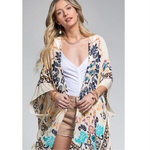 Mandala Inspired Kimono Cover-Up